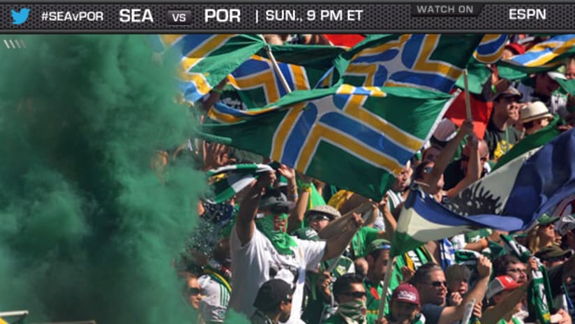 Seattle v Portland, preview banner