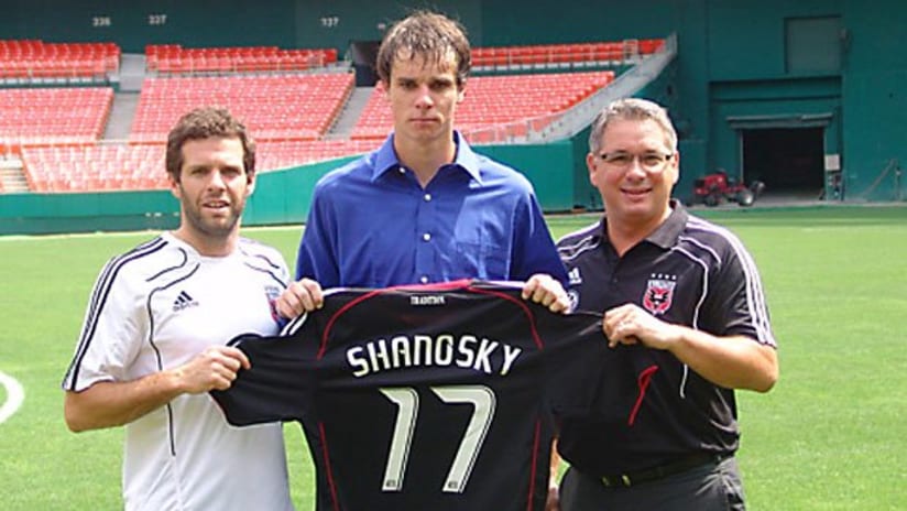Conor Shanosky looks to join Bill Hamid and Andy Najar as academy products who now play for DC.