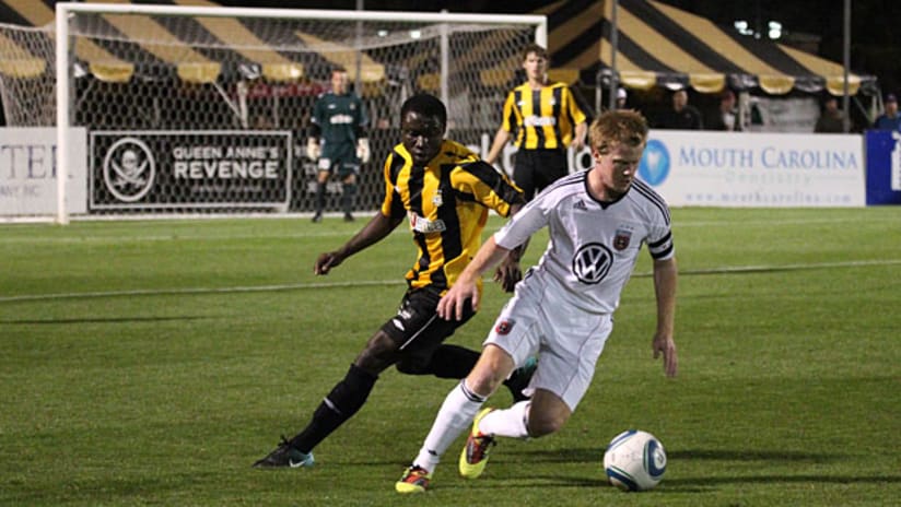 Dax McCarty captained D.C. United to victory against Charleston Battery.