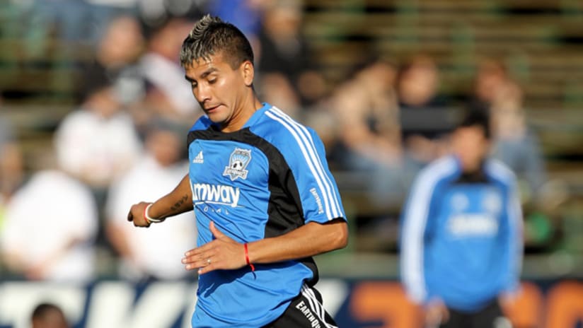 San Jose's Javier Robles has struggled to make an impact since arriving in MLS
