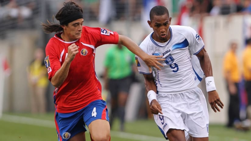 FC Dallas' Jorge Salvatierra in action for Costa Rica in 2011 Gold Cup - 12/16/16