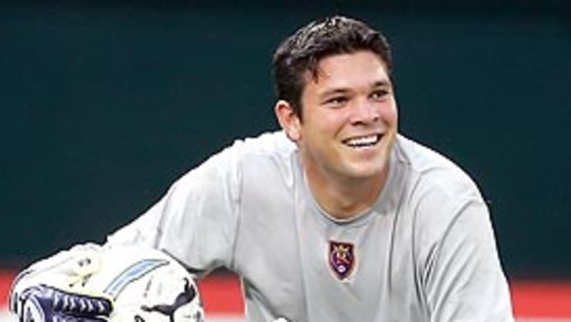 D.C. United goalkeeper Jay Nolly kept a clean against the Kansas City Wizards.