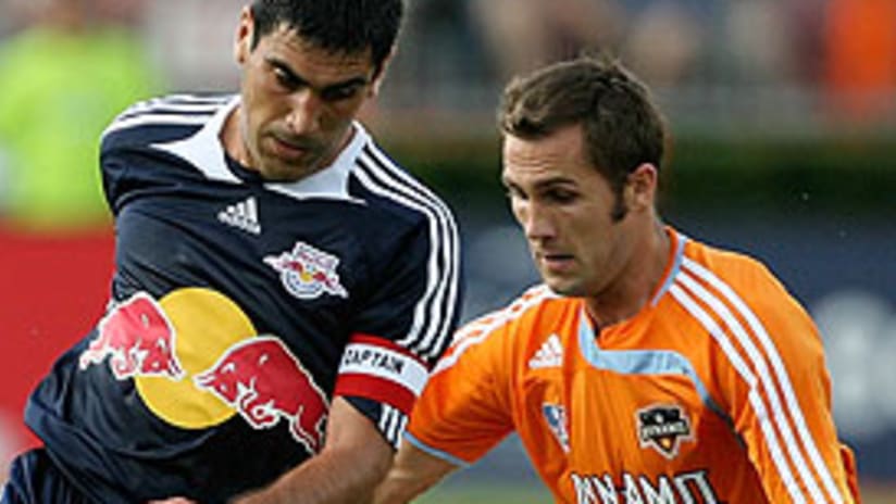 Will Claudio Reyna (L) and the Red Bulls be able to regain their early-season form?