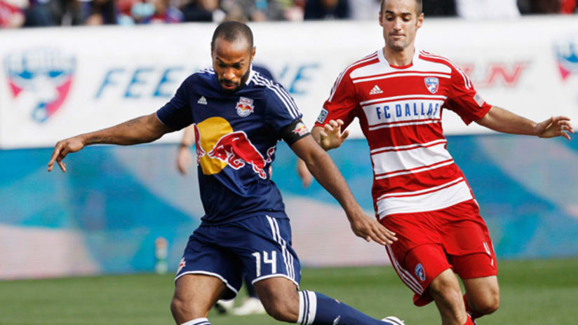 Thierry Henry against FC Dallas on First Kick 2012