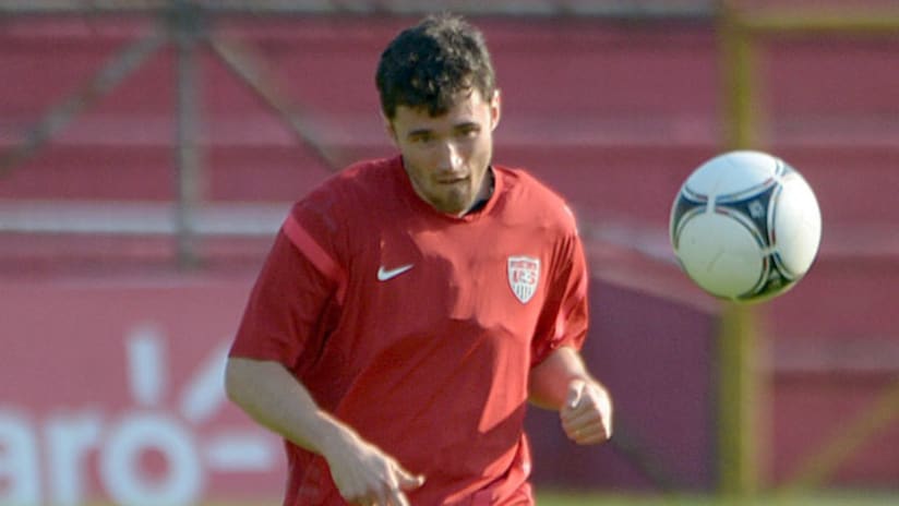 Michael Parkhurst with the US national team