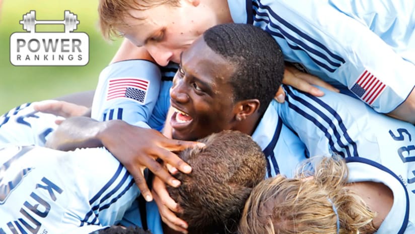CJ Sapong and Sporting Kansas City are on the move in the Power Rankings.