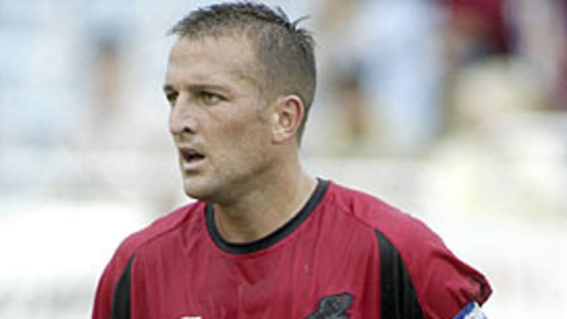 Jason Kreis is the only player remaining from the Burn's Open Cup title team.