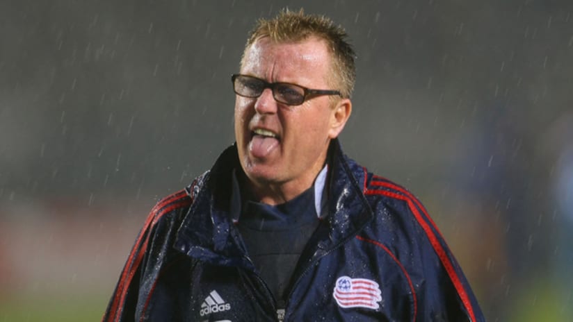 New England coach Steve Nicol and the Revs have 4 points from 2 games thus far in 2011