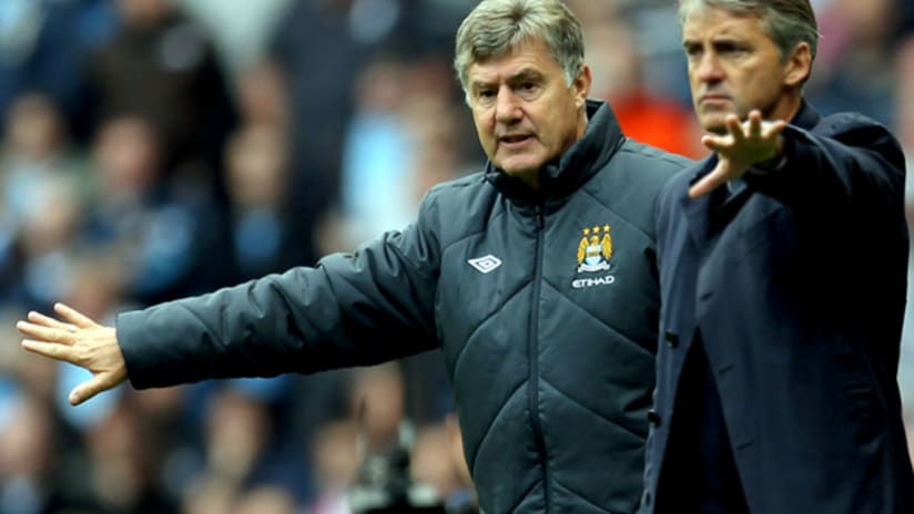 Manchester City assistant Brian Kidd.