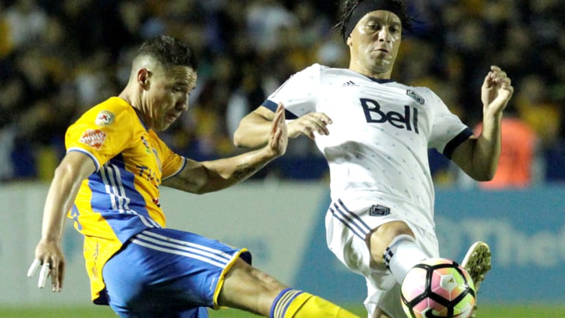 Christian Bolanos - Vancouver Whitecaps - vs. Tigres in CONCACAF Champions League