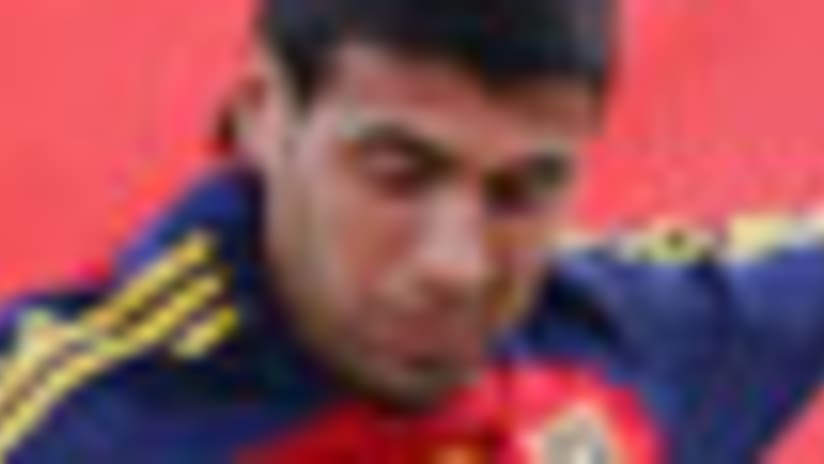 Javier Morales scored Real Salt Lake's first goal in their win over FC Dallas on Saturday night.
