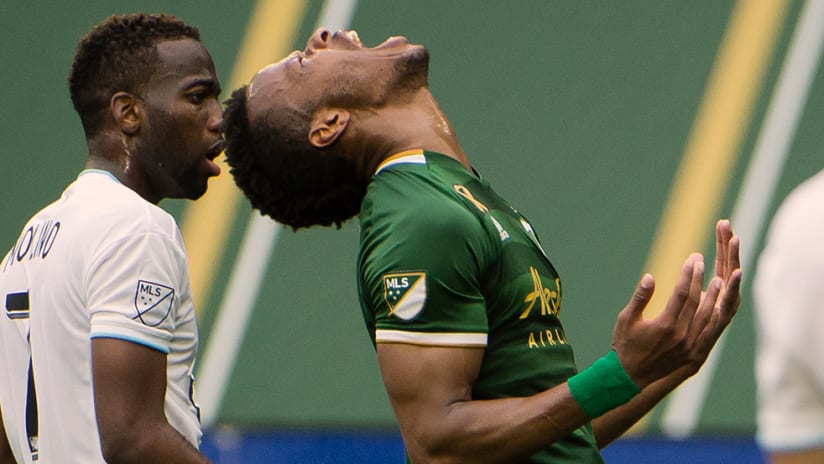 Jeremy Ebobisse - Portland Timbers - Yelling to clouds