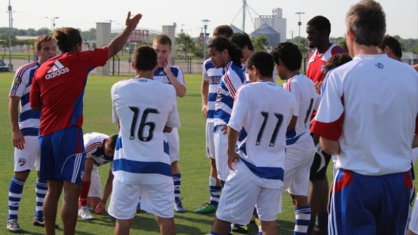 The FCD Academy teams prepare for the upcoming playoffs at Pizza Hut Park.