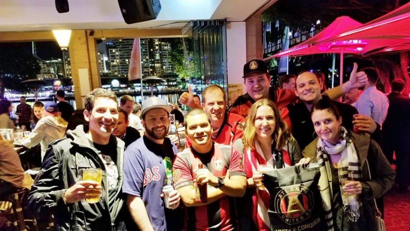 Sydney, Australia Atlanta United fans at a watch party, 2017