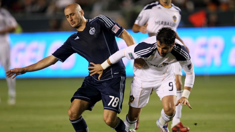Sporting KC lost 4-1 to the LA Galaxy at Home Depot Center on Saturday.