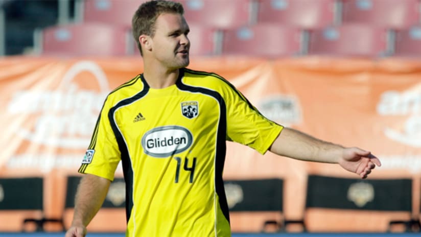 Chad Marshall and the Columbus Crew resumed training after being eliminated from the playoffs.