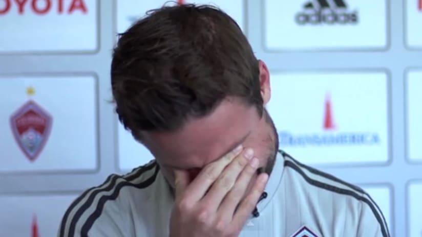 Drew Moor reacts to being named to 2015 AT&T MLS All-Star Game