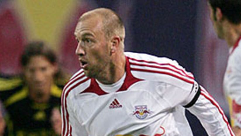 Clint Mathis and the New York Red Bulls get back to work Sunday against Toronto.
