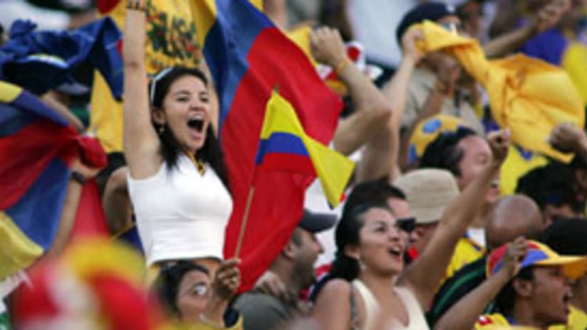 Los colombianos tendran su propia fiesta en el estadio de los Gigantes.
