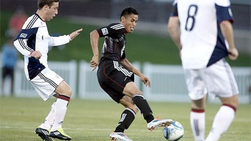 Andy Najar and D.C. United were bounced from the US Open Cup qualifying round Wednesday night for the first time since 2002.
