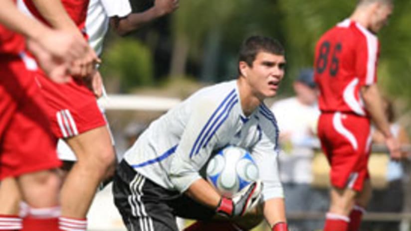 FC Dallas goalkeeper Josh Lambo has shown excellent work ethic in Hoops camp.