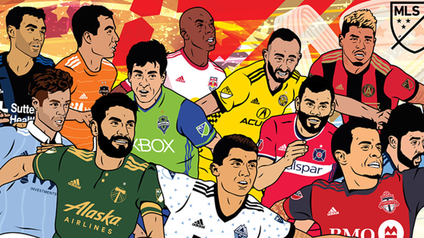 2017 MLS Cup Playoff illustration - all clubs