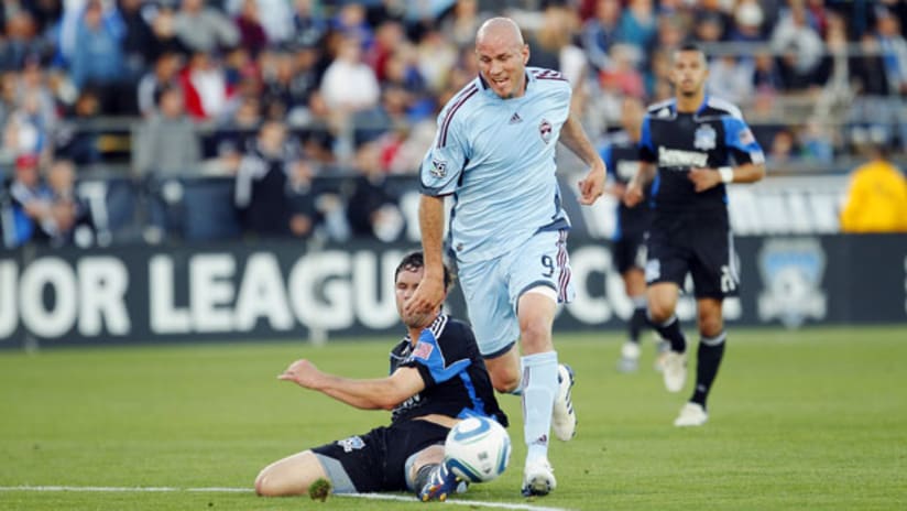 Conor Casey and Colorado dominated possession in their loss to San Jose.