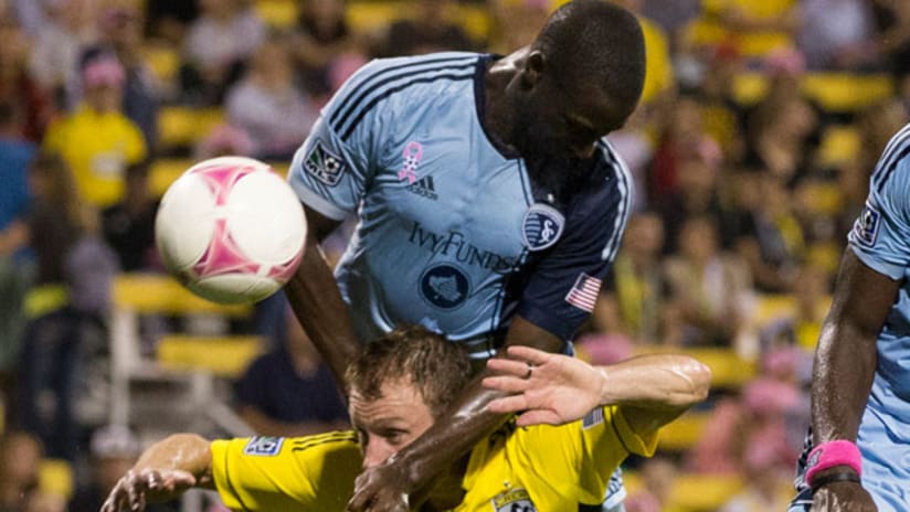 Ike Opara gets aerial in CLBvSKC