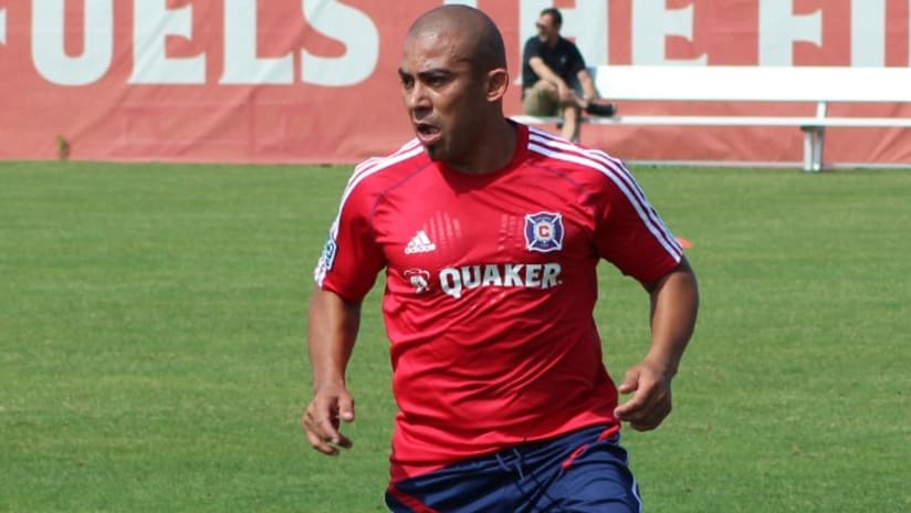 Chicago Fire DP Arevalo Rios in training