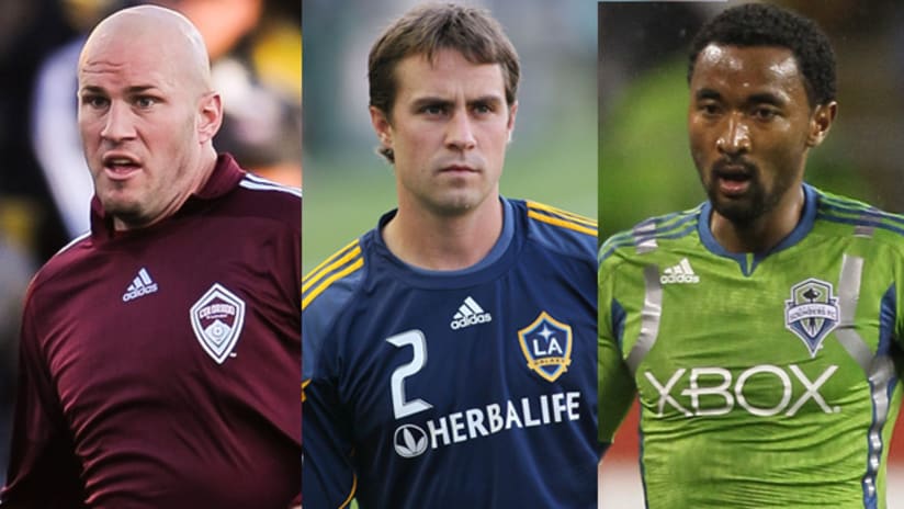 MLS regulars (from left) Conor Casey, Todd Dunivant and James Riley are all products on the Colorado Rush.