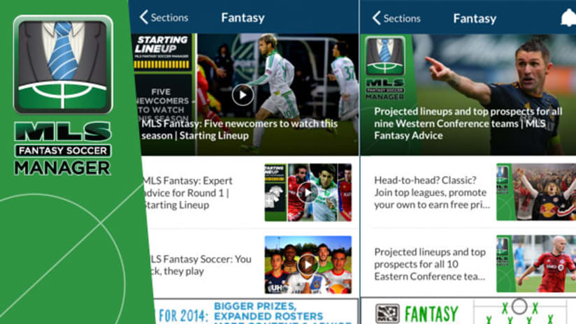 MLS Fantasy Manager: Matchday App