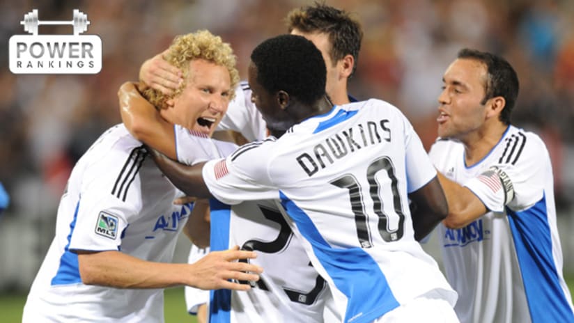 The San Jose Earthquakes are moving up the Power Rankings.