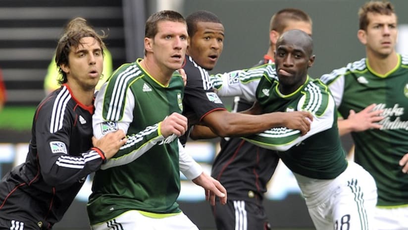 portland timbers and d.c. united tussle