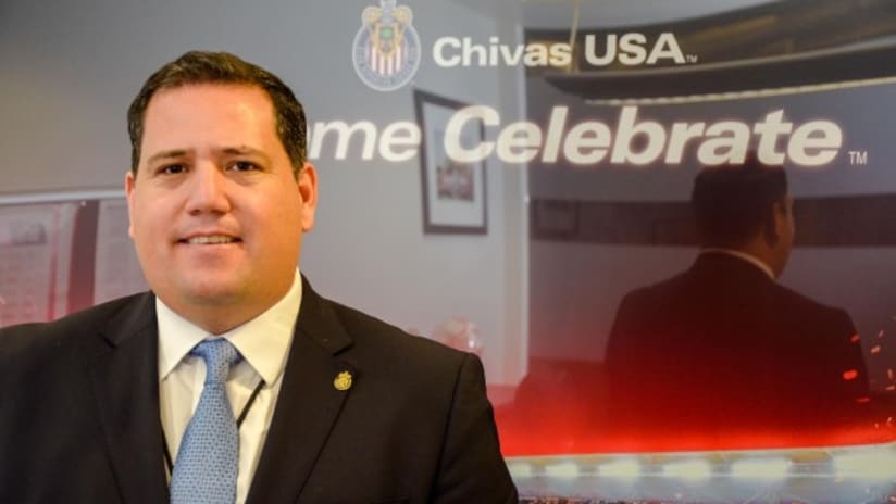 Chivas USA president and CBO Arturo Galvez