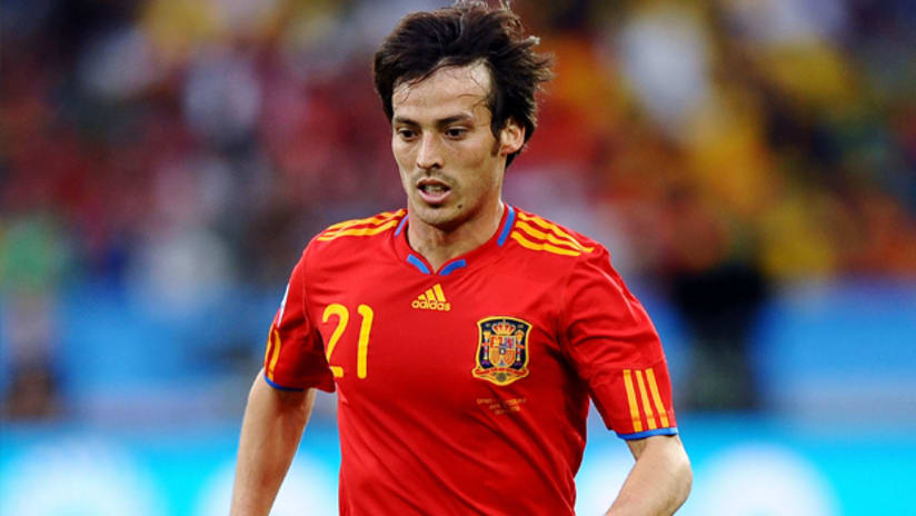 David Silva's 91st minute goal earned Spain a tie in Mexico City.