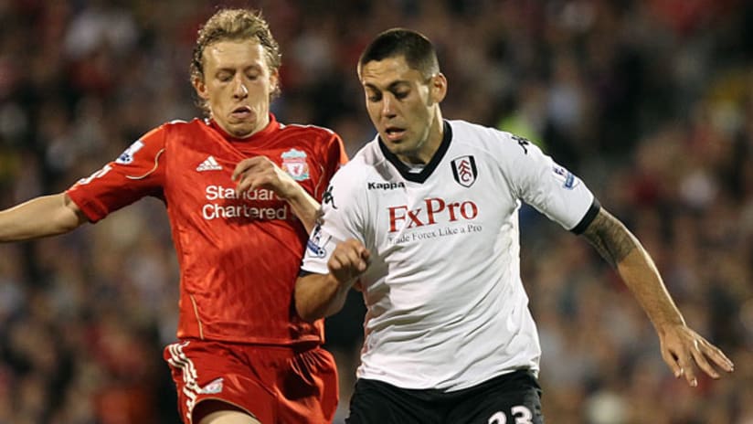 Lucas Leiva and Liverpool were all over Clint Dempsey and Fulham.