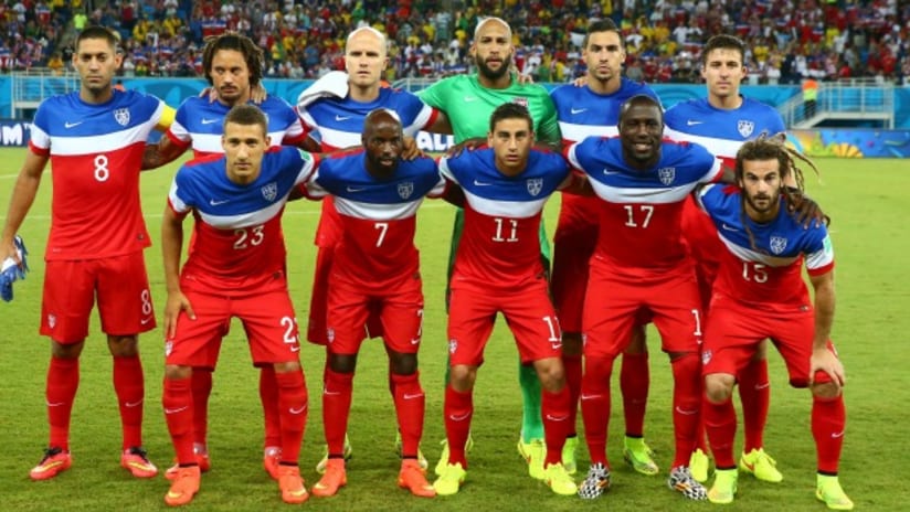 USMNT lineup before Ghana game, 2014 World Cup