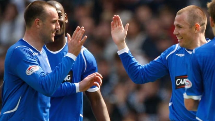 Kenny Miller and Kris Boyd at Rangers