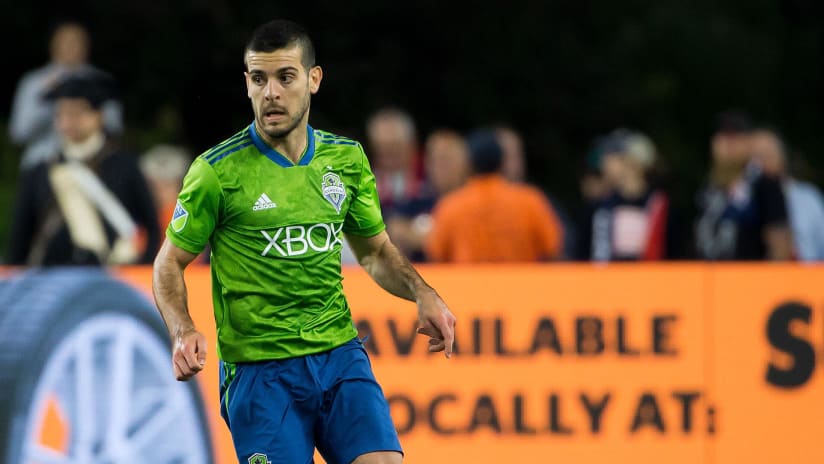 Victor Rodriguez - Seattle Sounders - isolated