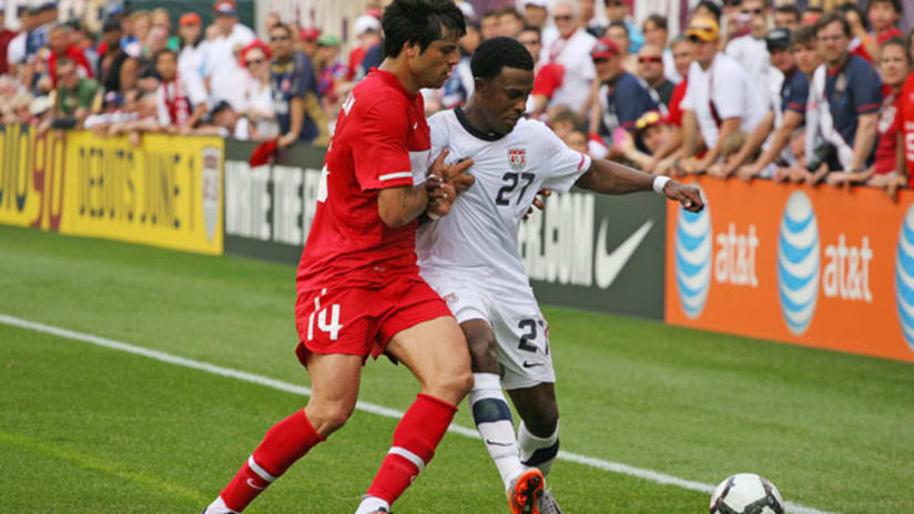 Robbie Findley's halftime insertion helped change the momentum in the US' win.