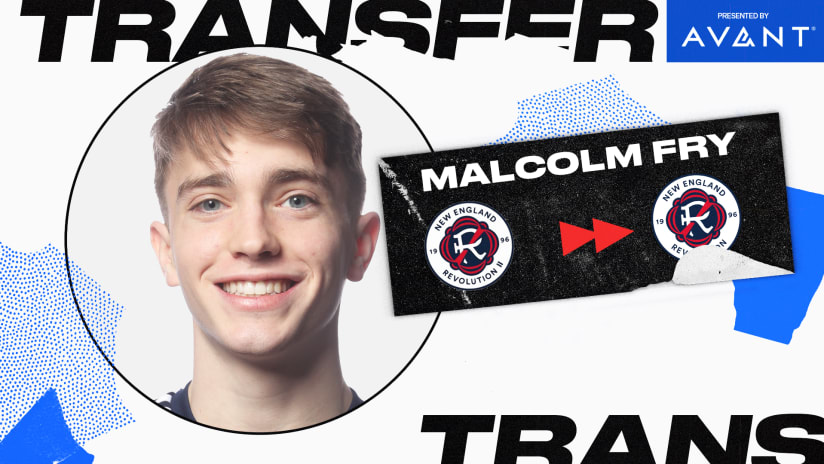 Malcolm Fry – NE Revolution – transfer graphic