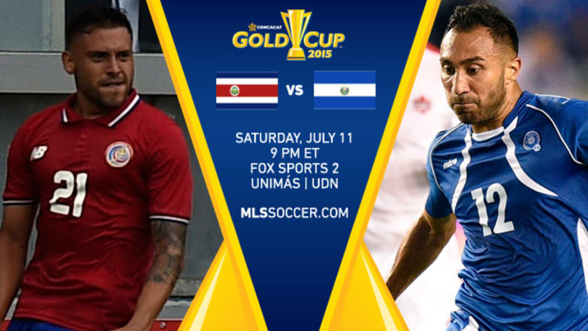 Costa Rica vs. El Salvador, July 11, 2015