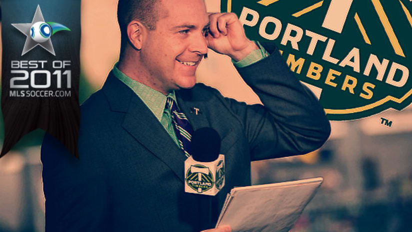 John Strong is the winner of the MLS Broadcast Call of the Year