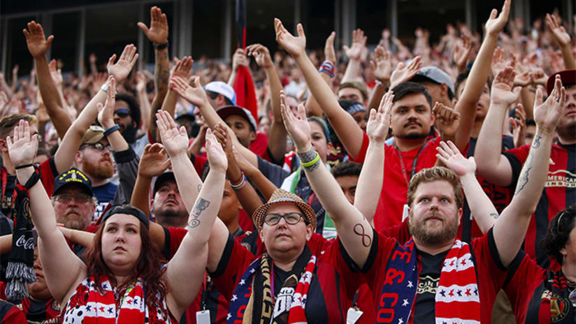 EMBED ONLY - Atlanta United fan clap