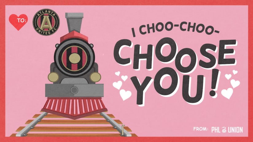 EMBED ONLY - Philadelphia Union Valentine's Day card for ATLUTD