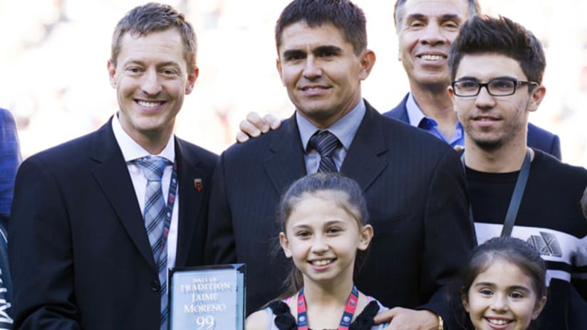 Jaime Moreno is inducted into D.C. United's Hall of Tradition (Sept. 14, 2013)