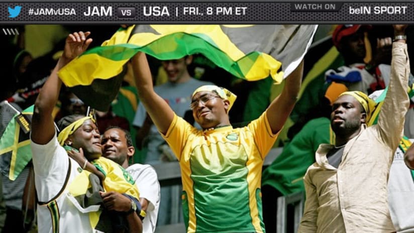 Jamaica fans JAMvUSA