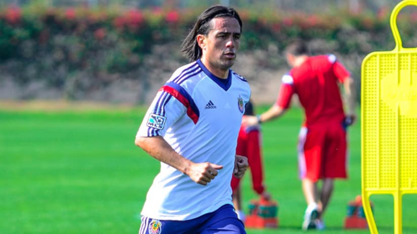 Mauro Rosales at Chivas USA training