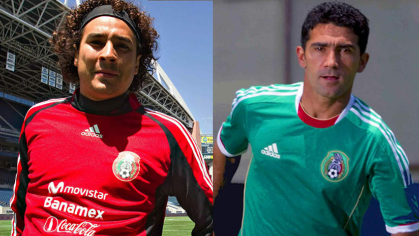 Mexico's Guillermo Ochoa (left) and Sinha are two of the five suspended.