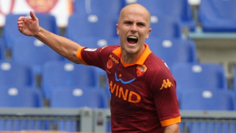Michael Bradley with AS Roma